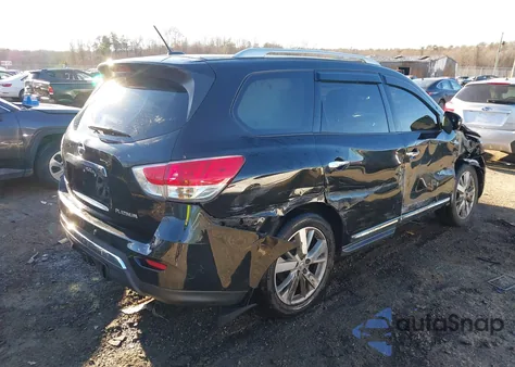 2015 Nissan Pathfinder Platinum from USA, damaged, VIN 5N1AR2MN7FC720555